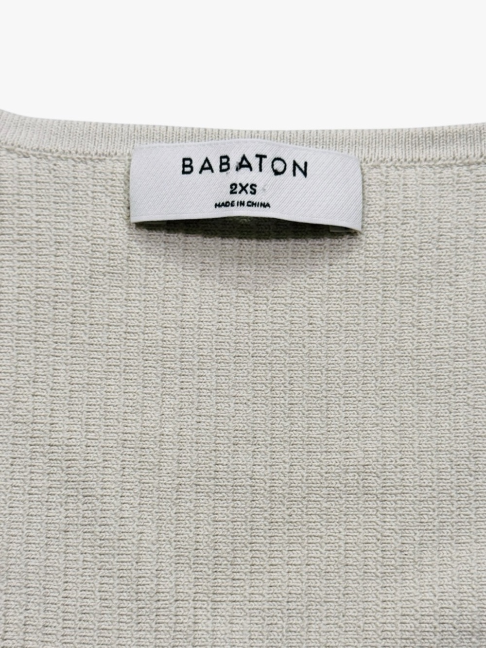 Babaton Aritzia Sculpt Knit Sweetheart Long Sleeve Top – Size 2XS – Cream - Picture 6 of 9